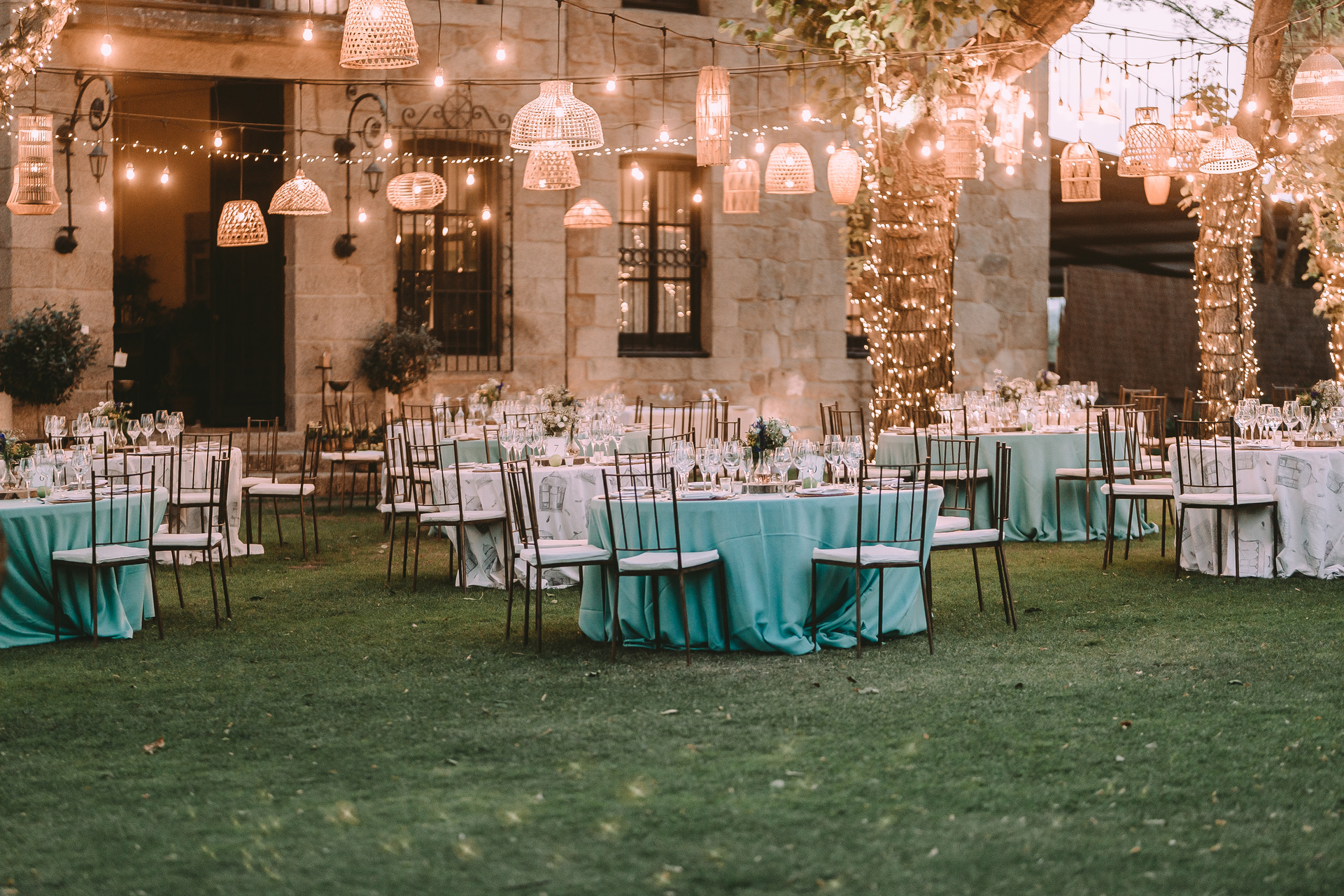 Outdoor Wedding Reception